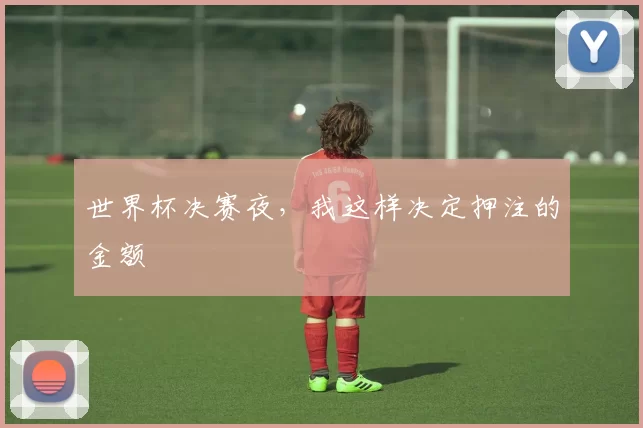 世界杯决赛夜,我这样决定押注的金额
