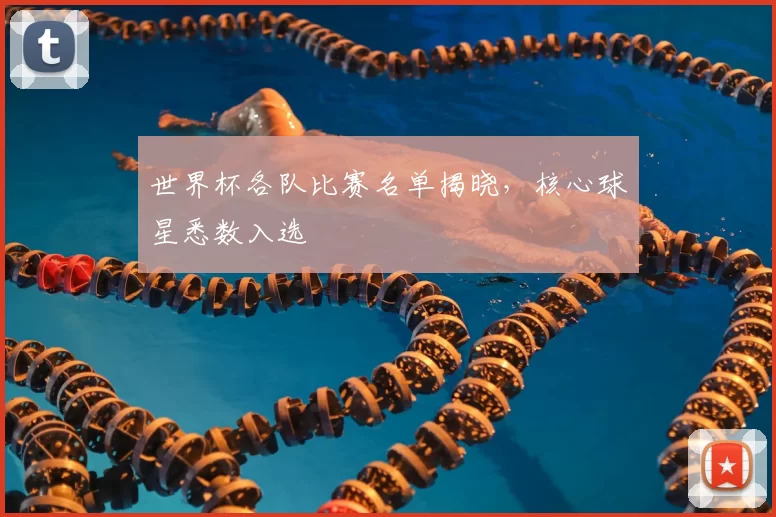 世界杯各队比赛名单揭晓，核心球星悉数入选