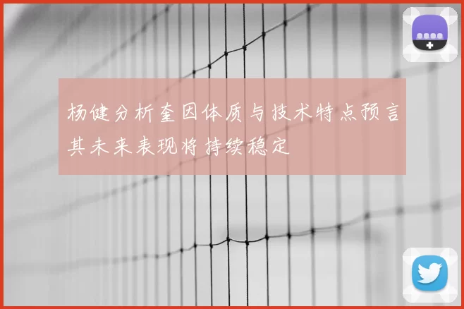 杨健分析奎因体质与技术特点预言其未来表现将持续稳定