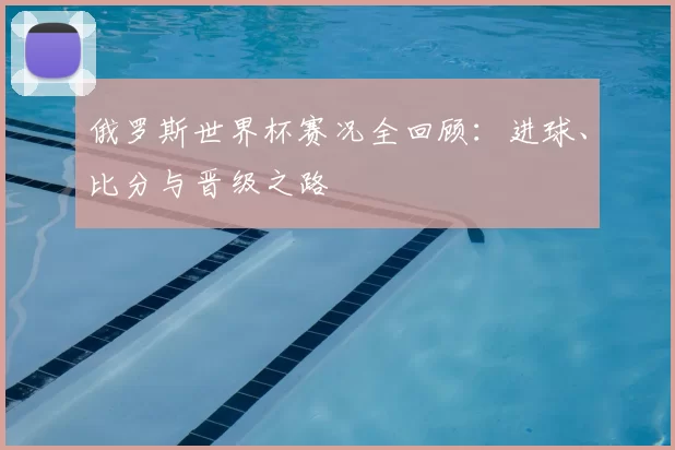 俄罗斯世界杯赛况全回顾:进球、比分与晋级之路